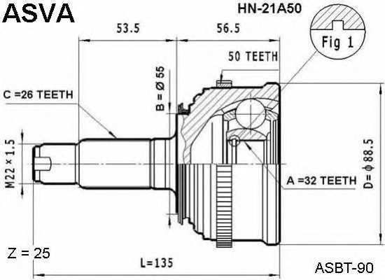 asva hn21a50