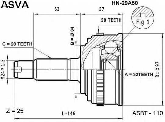 asva hn29a50
