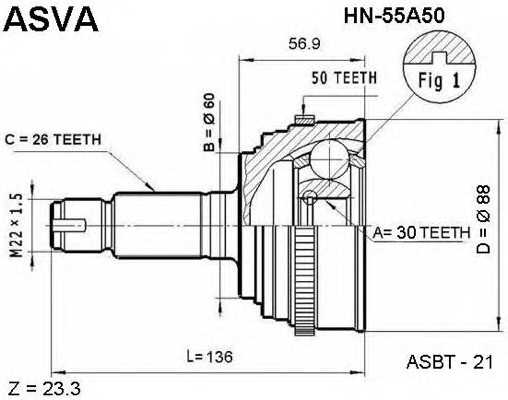 asva hn55a50