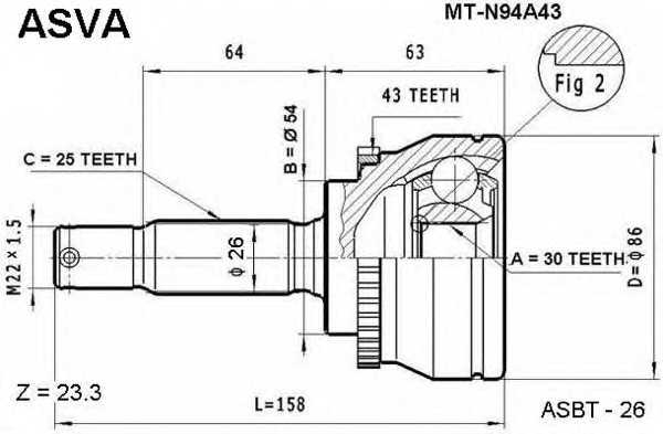 asva mtn94a43