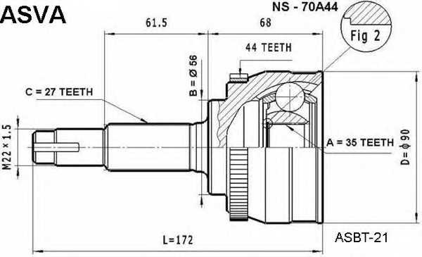 asva ns70a44