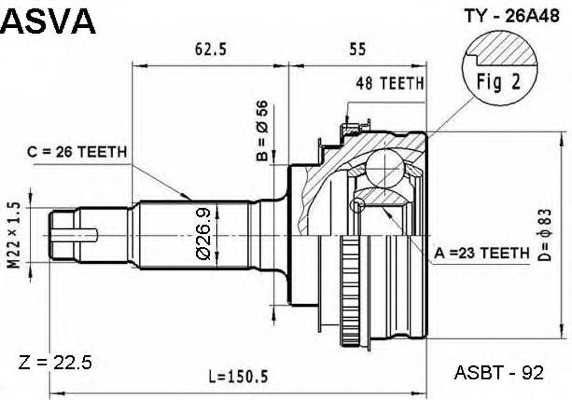 asva ty26a48