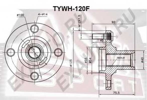 asva tywh120f