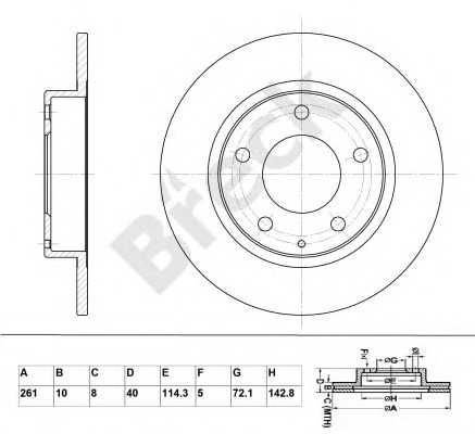 breck br022sa100