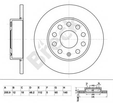 breck br034sa100