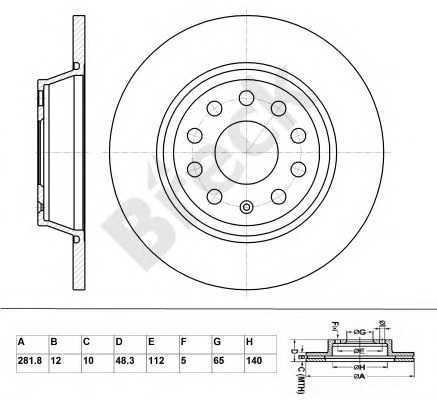 breck br036sa100