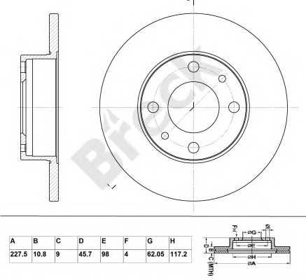 breck br046sa100