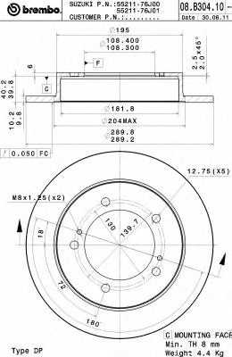 brembo 08b30410