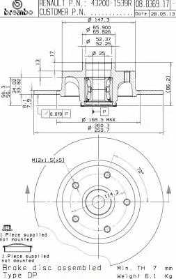 brembo 08b36917
