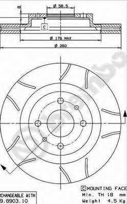 brembo 09890375