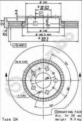 brembo 09913075