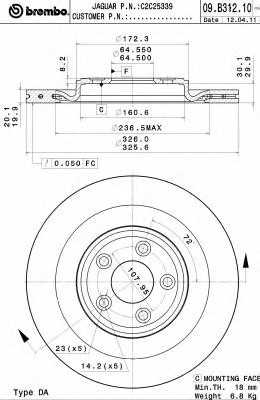brembo 09b31211