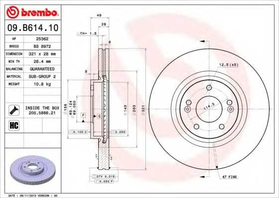 brembo 09b61410