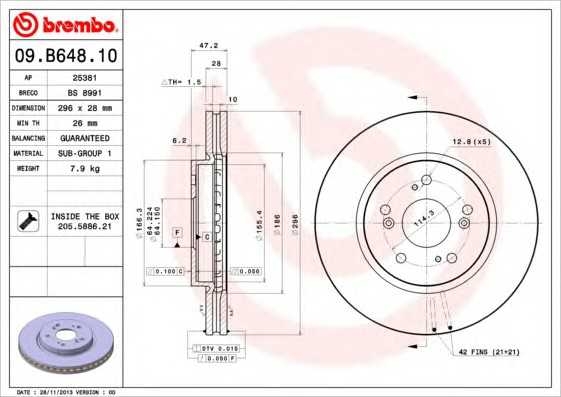 brembo 09b64810