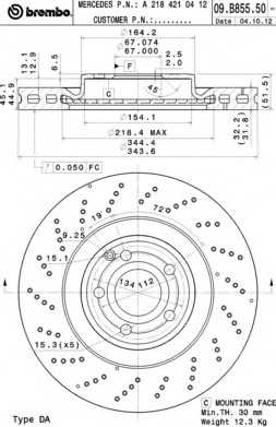 brembo 09b85551