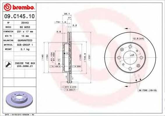 brembo 09c14510
