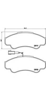 brembo p23092