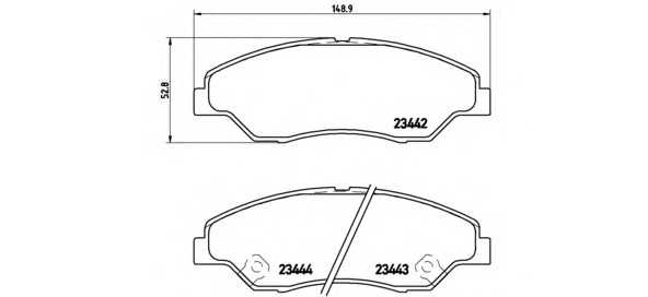 brembo p30015