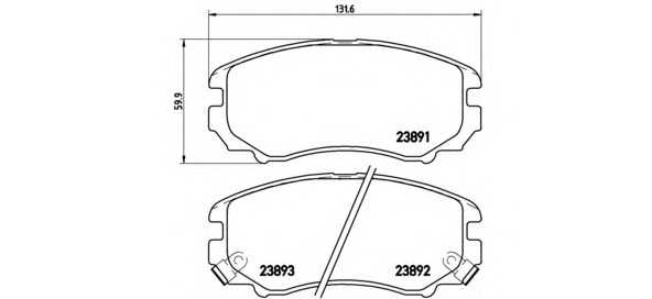 brembo p30018