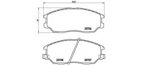 brembo p30028