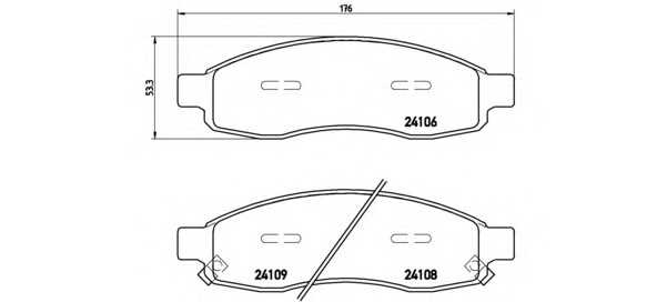 brembo p58001