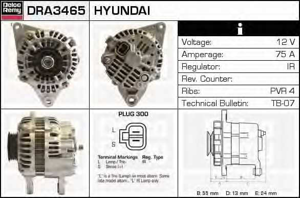 delcoremy dra3465n