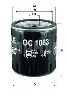 mahleoriginal oc1063