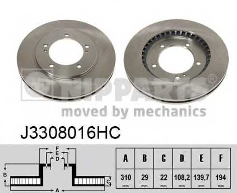 nipparts j3308016hc