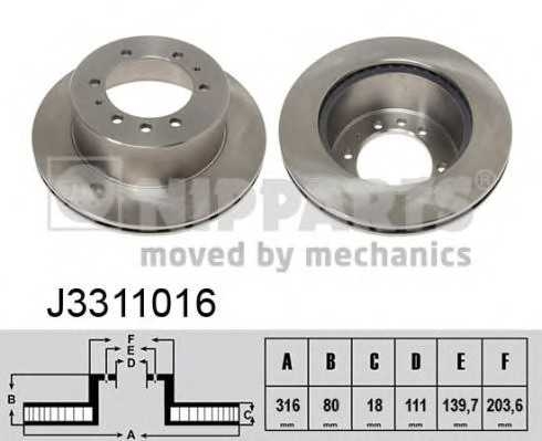 nipparts j3311016