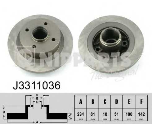 nipparts j3311036