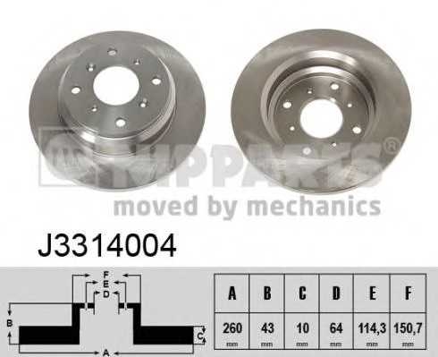 nipparts j3314004