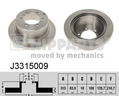 nipparts j3315009