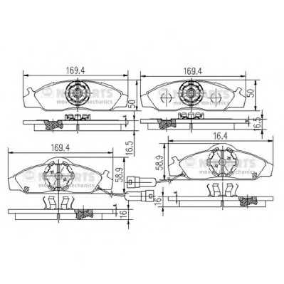 nipparts j3600400