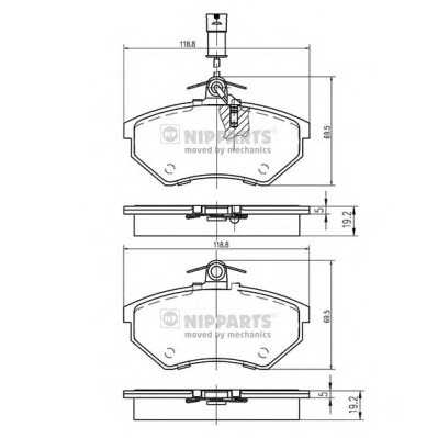nipparts n3600800