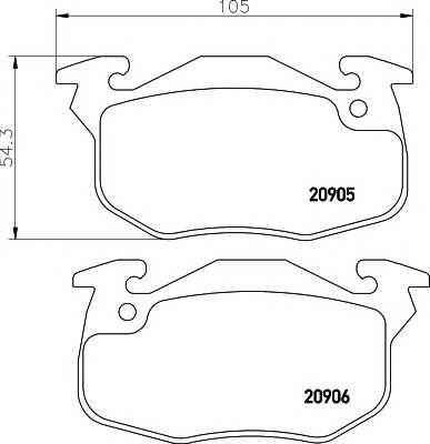 textar 2090609